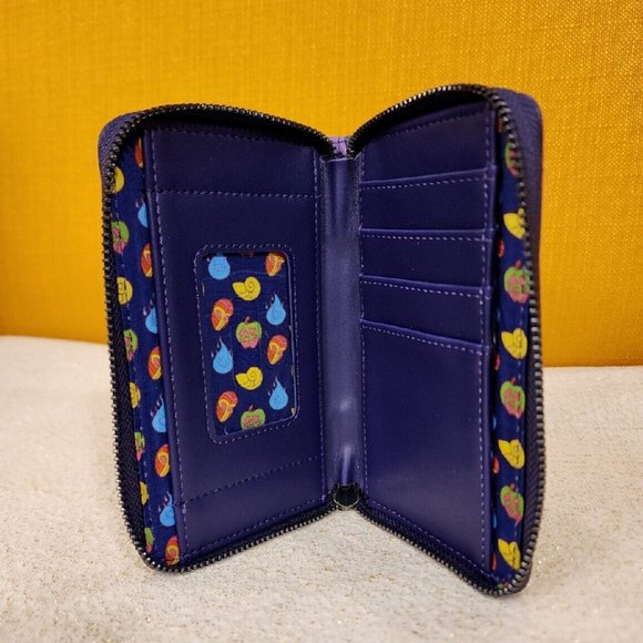Loungefly Disney Villains In The Dark Zip Around Wallet Ursula Evil Queen NEW - Picture 12 of 14